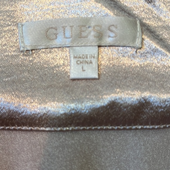 Guess Size Large Metallic Slip Dress - Picture 2 of 2